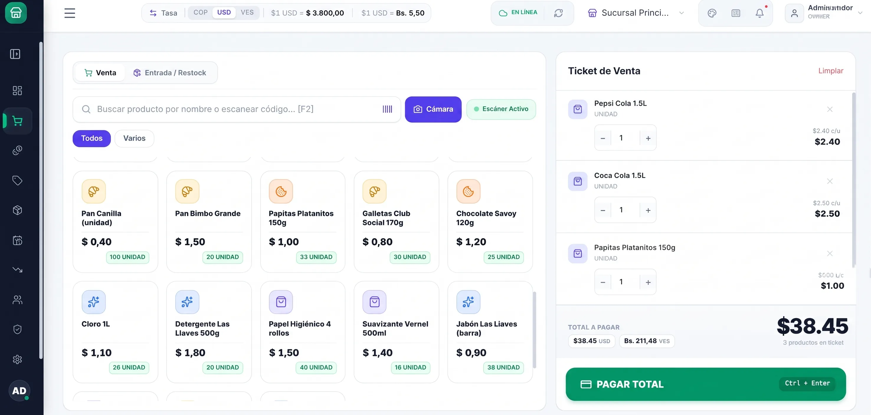 ALLMARKET — Punto de Venta
